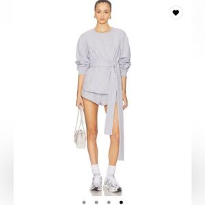 Lovers + Friends Heather Gray Sweatshirt